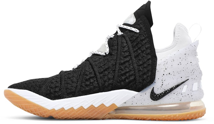 나이키 르브론 18 '블랙 화이트 검' ️ CQ9283-007 Lookbook 나이키 르브론 18 '블랙 화이트 검' ️ CQ9283-007