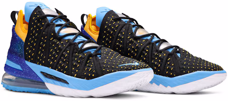 Cheap 耐吉 LeBron 18 '王朝 明尼阿波利斯 湖人' CQ9283-006/CQ9284-006