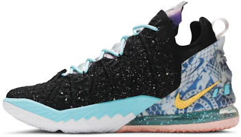 Lookbook Nike Lebron 18 反射 中筒 籃球鞋 男女皆宜 黑紫 國外版