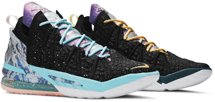 Cheap Nike Lebron 18 反射 中筒 籃球鞋 男女皆宜 黑紫 國外版