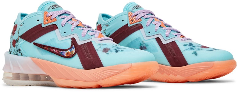 Nike LeBron 18 Low 'Bunga' (Anak Sekolah Dasar) DN4177-400 Cheap Nike LeBron 18 Low 'Bunga' (Anak Sekolah Dasar) DN4177-400