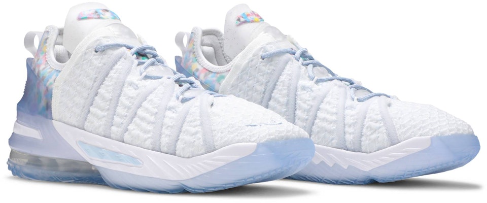 Grade School Nike LeBron 18 NRG Blue Tint CT4677 400