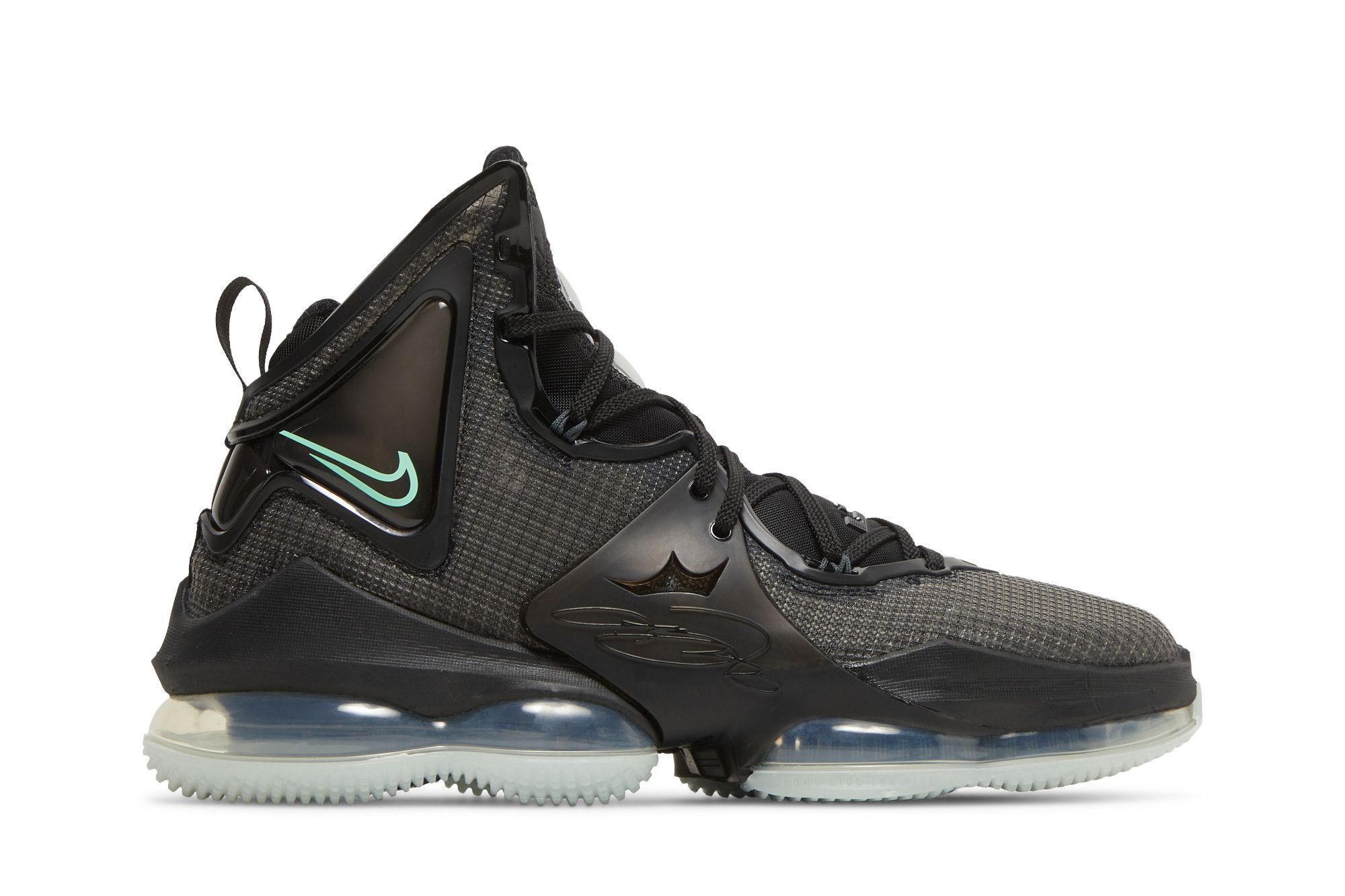 Nike LeBron 19 'Black Green Glow' CZ0203-003