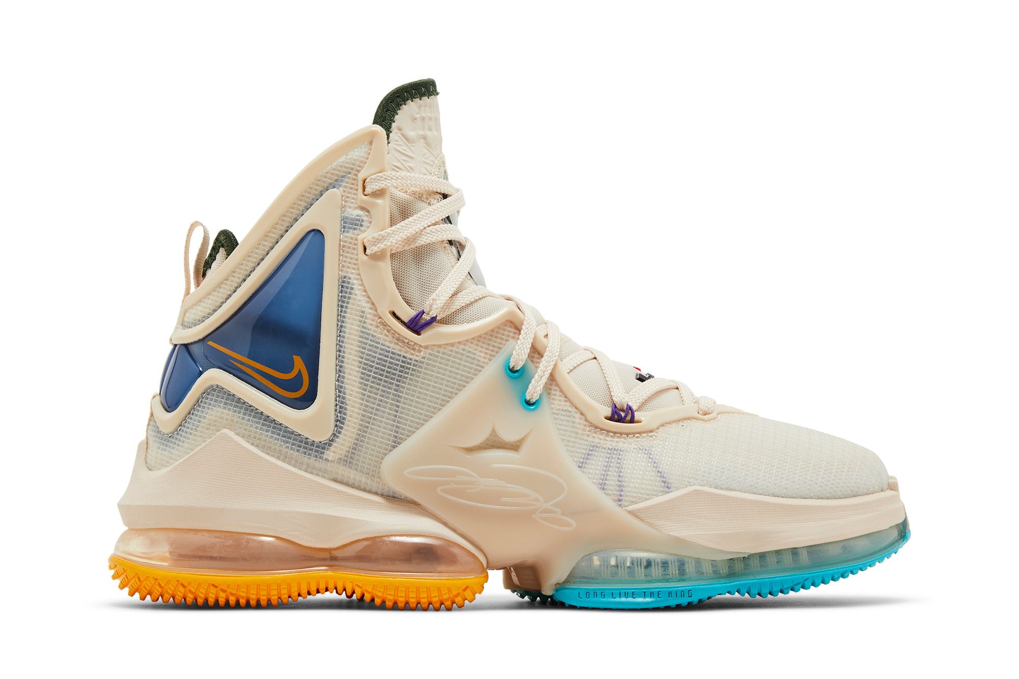 Nike LeBron 19 'Minneapolis Lakers' DC9341-200/DC9339-200