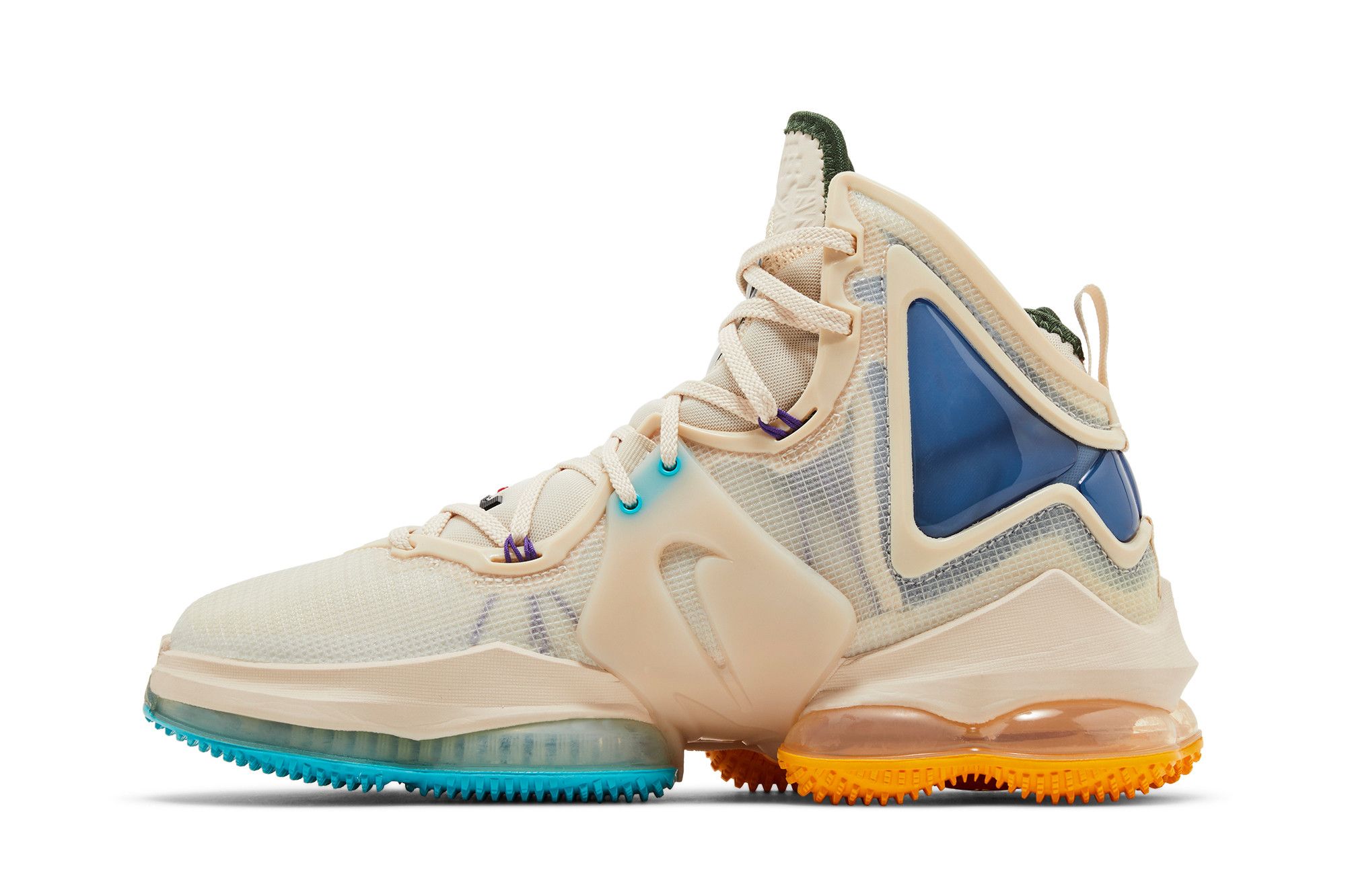 Shop Nike LeBron 19 'Minneapolis Lakers' Sepatu Basket Pria Terbaru DC9341-200/DC9339-200