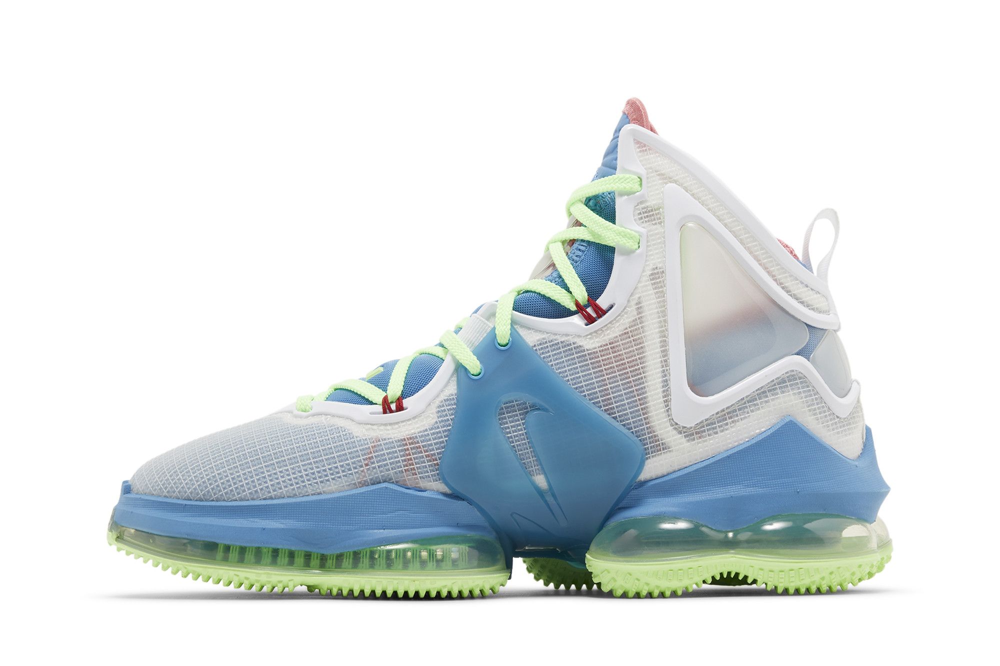 Lookbook Nike LeBron 19 Blau Gelb Dutch Blue Lime Glow DC9339-400/DC9341-400
