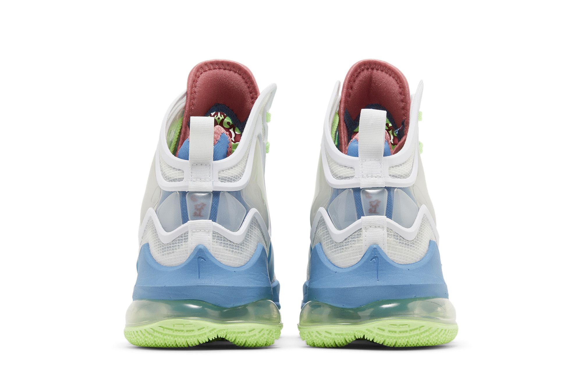 Details for Nike LeBron 19 Blau Gelb Dutch Blue Lime Glow DC9339-400/DC9341-400