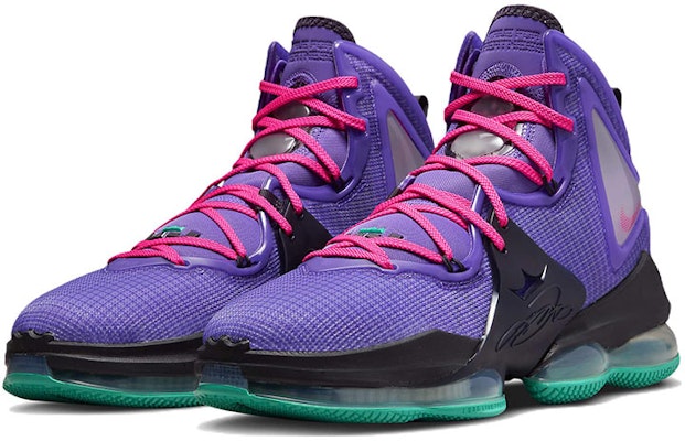 Nike LeBron 19 Morado Turquesa DC9340-500/CZ0203-500 Lookbook Nike LeBron 19 Morado Turquesa DC9340-500/CZ0203-500