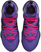 Shop Nike LeBron 19 紫色綠松石 DC9340-500/CZ0203-500
