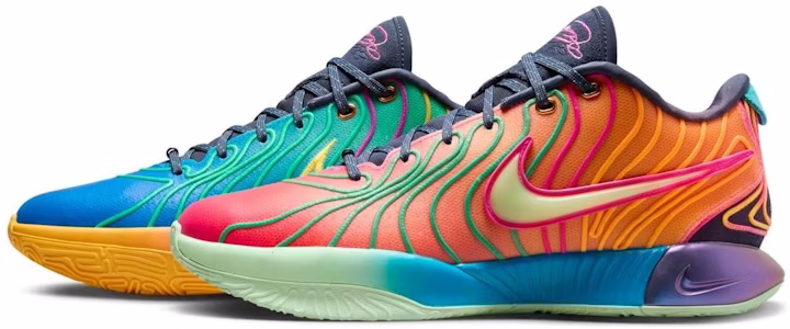 Nike Lebron 21 時尚百搭 減震防滑 低幫 籃球鞋 男款 綠橙黃 國內版 Buy Nike Lebron 21 時尚百搭 減震防滑 低幫 籃球鞋 男款 綠橙黃 國內版