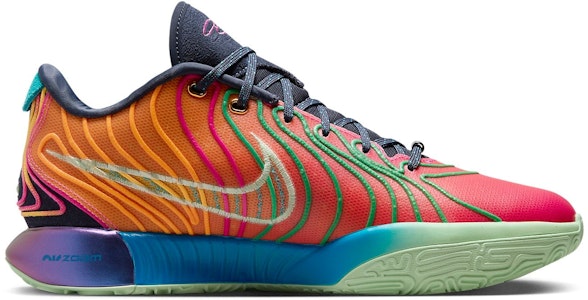 Nike Lebron 21 時尚百搭 減震防滑 低幫 籃球鞋 男款 綠橙黃 國內版 Order Nike Lebron 21 時尚百搭 減震防滑 低幫 籃球鞋 男款 綠橙黃 國內版