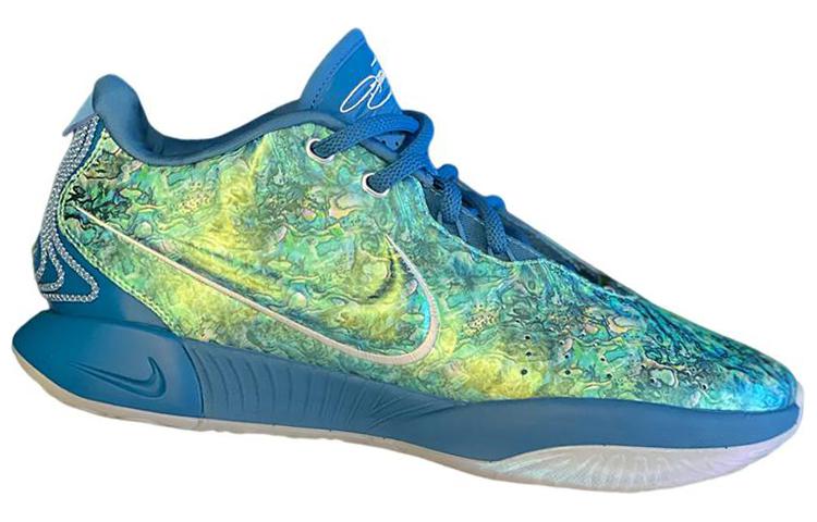 Order Nike Lebron 21 "鮑魚珍珠" 減震耐磨 低筒 籃球鞋 男款 工業藍