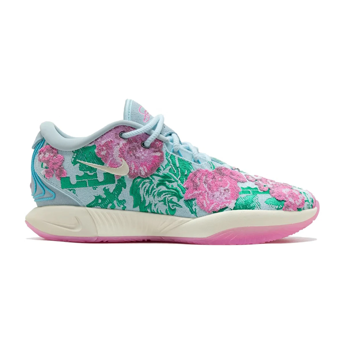 Nike Lebron XXI Scarpe Basket Premium - FV7275-401, Glacier Blue/Stadium Green/Beyond Pink, Air Zoom, Leggere E Basse
