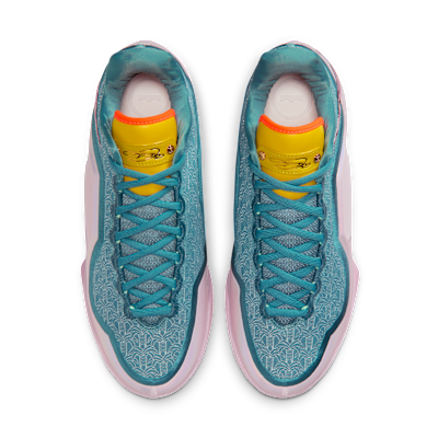 Shop 나이키 르브론 23 '마이애미 트와이스' 스니커즈 스모키 블루/라이트닝/오렌지/멀티컬러 IH1514-001