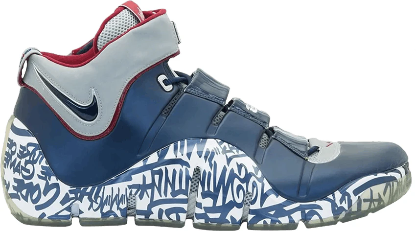 Nike lebron 4 Blue sales