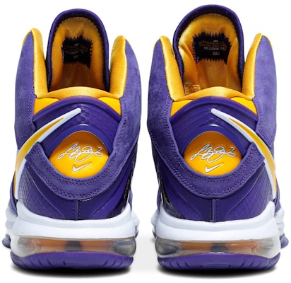 Nike LeBron 8 'Lakers' DC8380-500 Details for Nike LeBron 8 'Lakers' DC8380-500