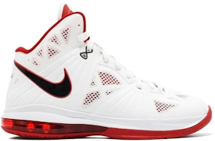 Nike LeBron 8 'White Sport Red' 441946-100 Nike LeBron 8 'White Sport Red' 441946-100