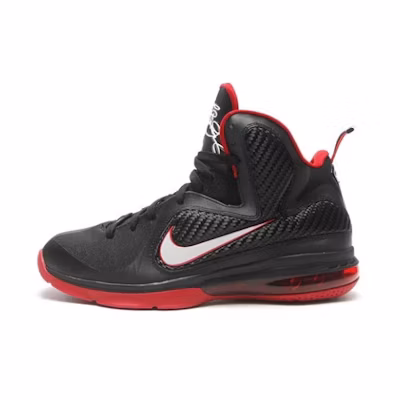 Nike LeBron 9 'Black White Red'