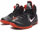 Shop Nike LeBron 9 'Hitam Putih Merah' 469764-003