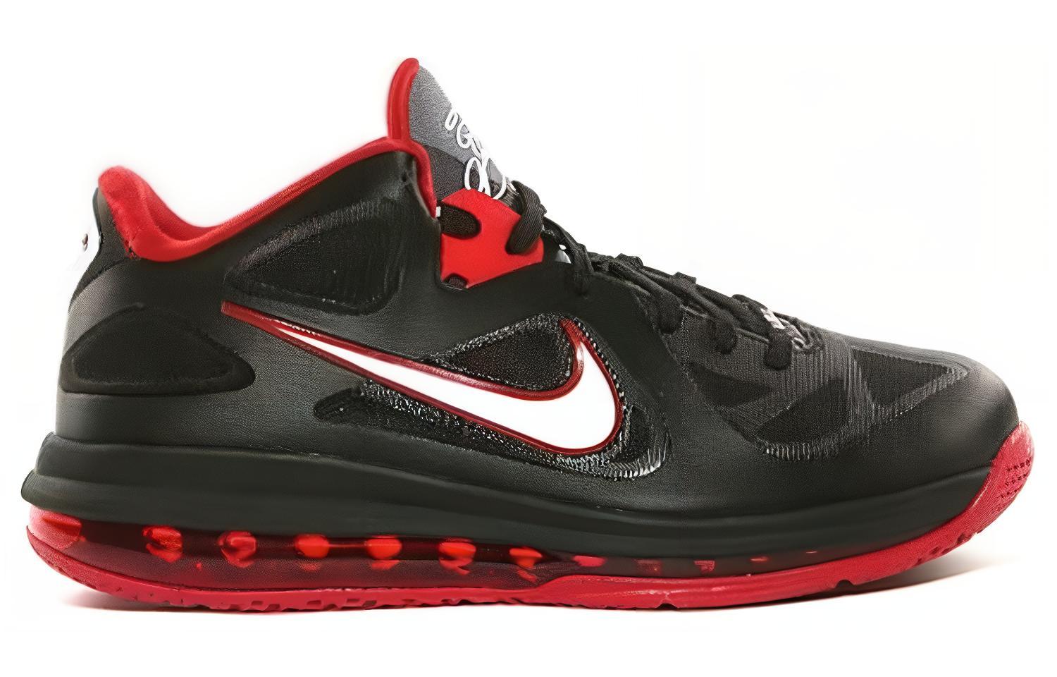 Order Nike LeBron 9 Low 'Bred' Sepatu Basket Hitam Merah 510811-003