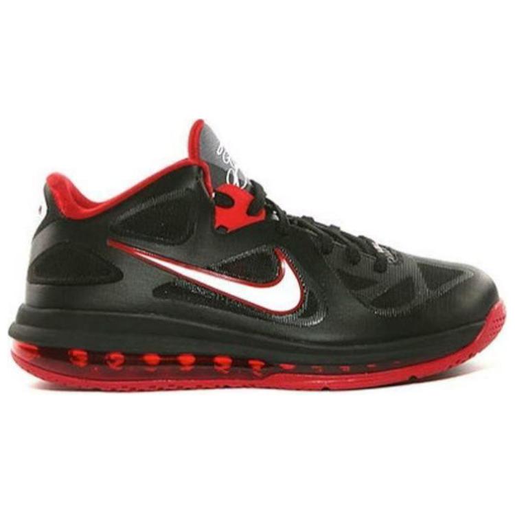 Shop Nike LeBron 9 Low 'Bred' Sepatu Basket Hitam Merah 510811-003