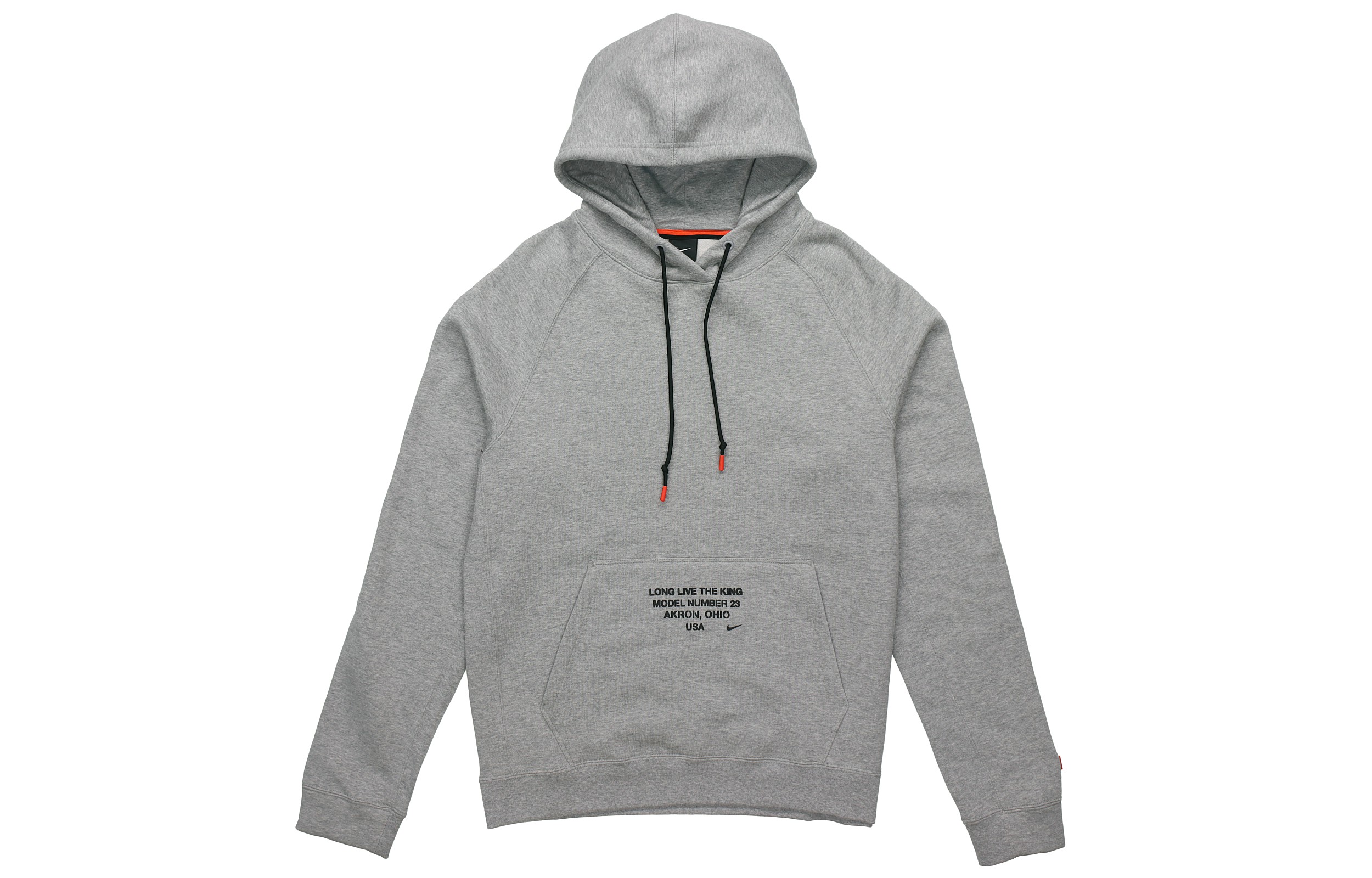 Nike LeBron Basketball Hoodie Grey AT3916-063 圖 2