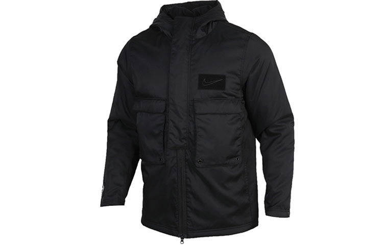 Nike Lebron Black Outdoor Multi-Pocket Hooded Jacket CK6772-010