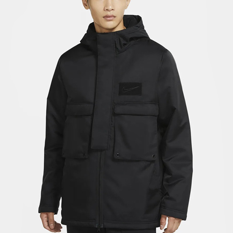 Lookbook 나이키 르브론 블랙 아웃도어 멀티포켓 후드 재킷 CK6772-010
