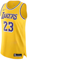 Nike LeBron James Lakers Yellow Jersey Player Edition #23 Basketball Vest Men CW3448-729 Nike LeBron James Lakers Yellow Jersey Player Edition #23 Basketball Vest Men CW3448-729
