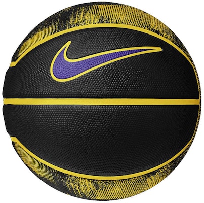 Balón de Entrenamiento Nike LeBron Lakers Negro/Amarillo Talla 7 Rubber Basketball BB0627-966 Lookbook Balón de Entrenamiento Nike LeBron Lakers Negro/Amarillo Talla 7 Rubber Basketball BB0627-966