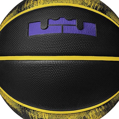 Balón de Entrenamiento Nike LeBron Lakers Negro/Amarillo Talla 7 Rubber Basketball BB0627-966 Shop Balón de Entrenamiento Nike LeBron Lakers Negro/Amarillo Talla 7 Rubber Basketball BB0627-966
