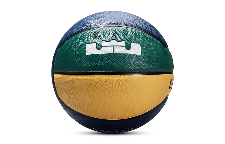 Nike LeBron Lakers Rubber Basketball Durable Yellow Green Size 7 for Training. BB0627-490BASKETBALL
