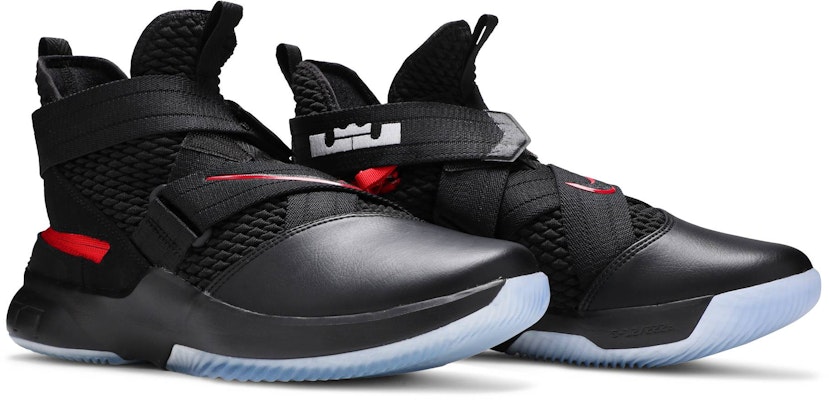 Nike LeBron Soldier 12 FlyEase 'Black Red' AV3812-004 Cheap Nike LeBron Soldier 12 FlyEase 'Black Red' AV3812-004