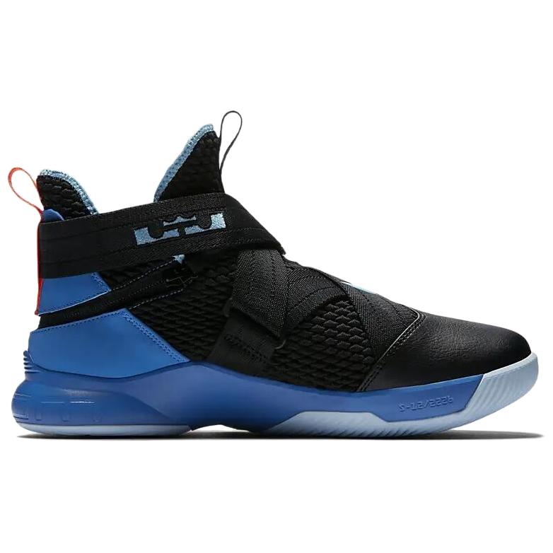 Order Nike LeBron Soldier 12 Flyease Hitam Pertempuran Biru AV3812-001