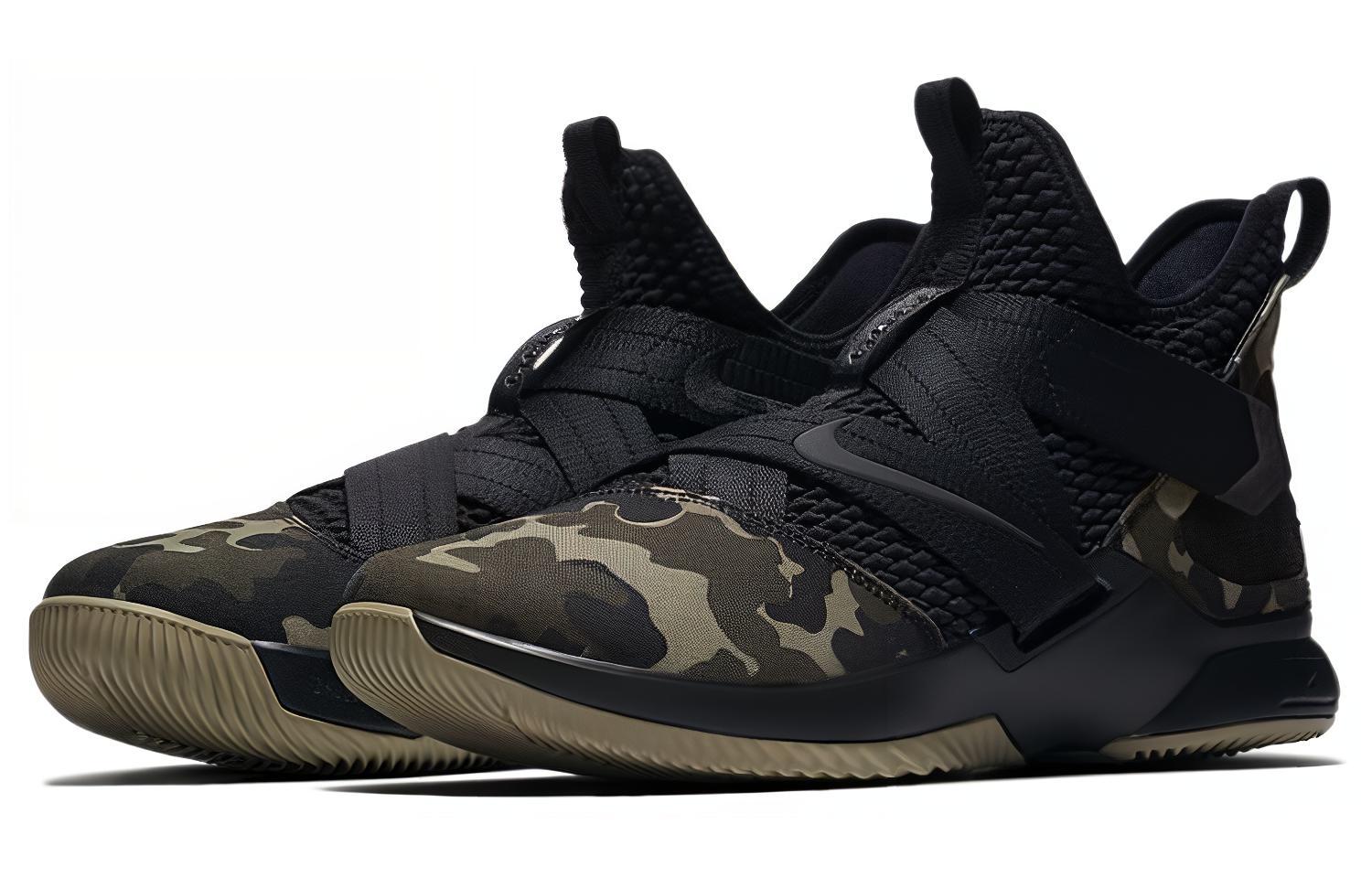Shop Nike LeBron Zoom Soldier 12 Camo 迷彩實戰籃球鞋