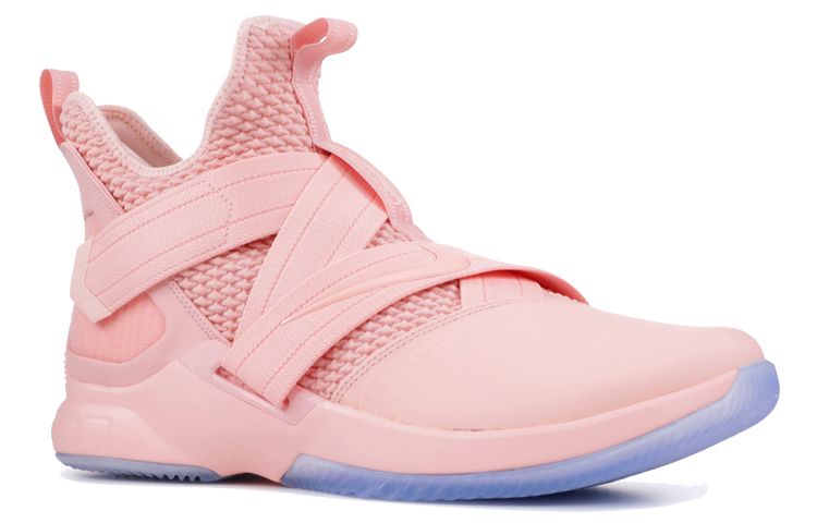 Order Nike LeBron Soldier 12 Merah Muda Lembut AO4054-900