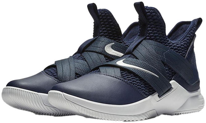 Nike LeBron Soldier 12 TB Promo 'College Navy' AT3872-406 Lookbook Nike LeBron Soldier 12 TB Promo 'College Navy' AT3872-406