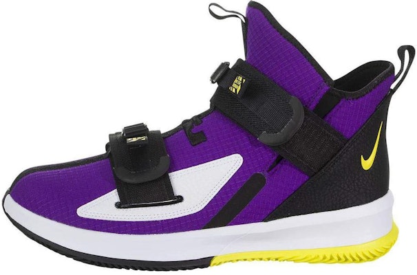 Nike LeBron Soldier 13 FlyEase 4E Wide 'Lakers' Leluasirukan BV0662-500 Buy Nike LeBron Soldier 13 FlyEase 4E Wide 'Lakers' Leluasirukan BV0662-500