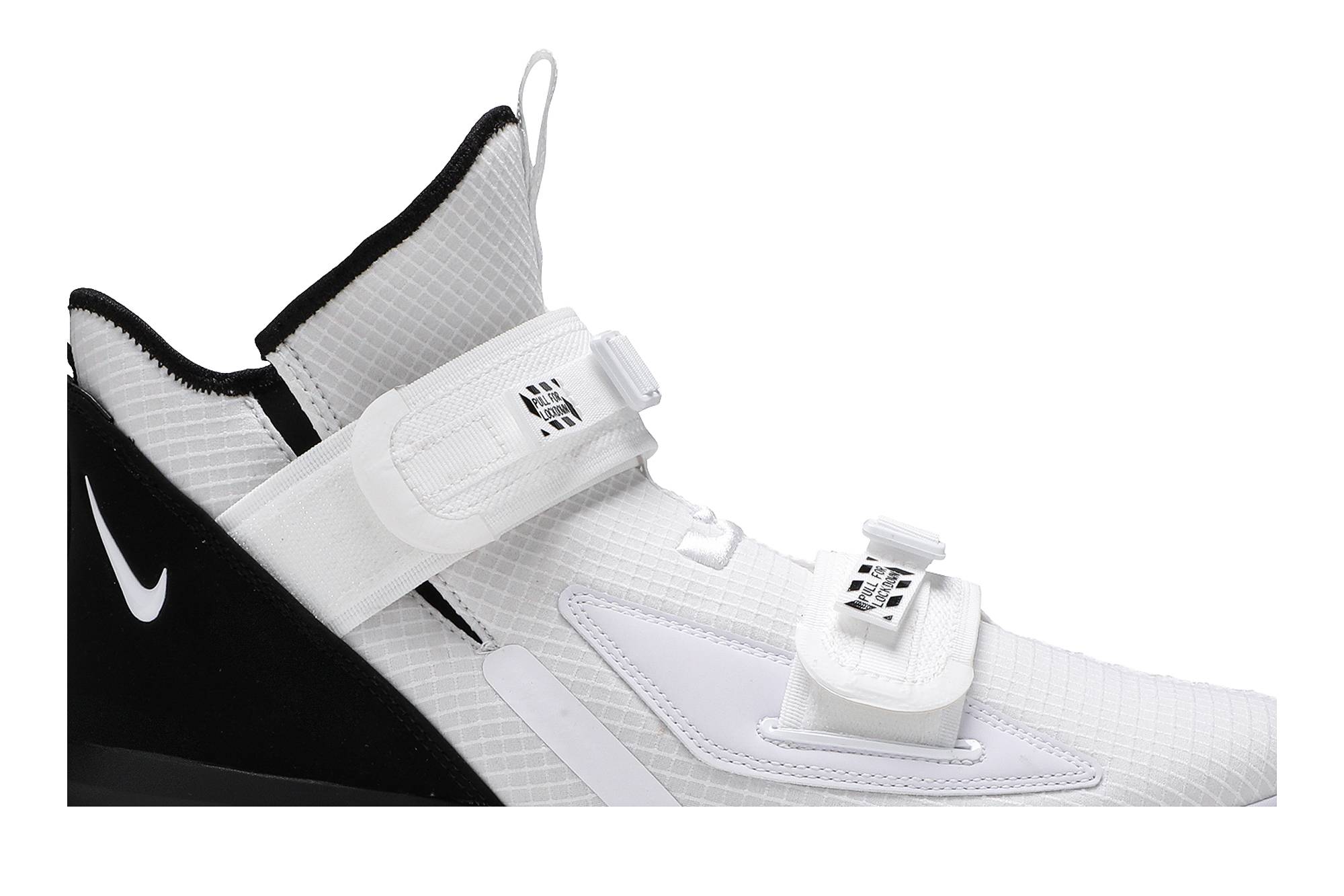 Nike LeBron Soldier 13 FlyEase selling Shoes in White/Black