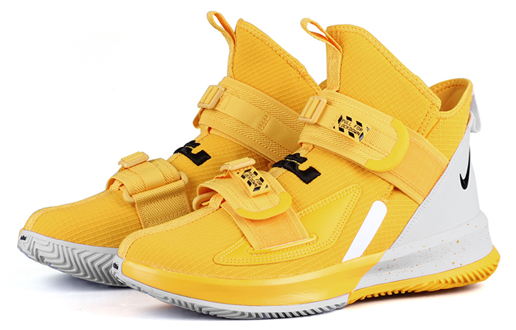 Lookbook Nike LeBron Soldier 13 士兵13 黃白 實戰籃球鞋