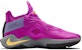 Nike LeBron Soldier 14 'Lakers' Kasut Bola Keranjang Unggu Emas CK6047-500
