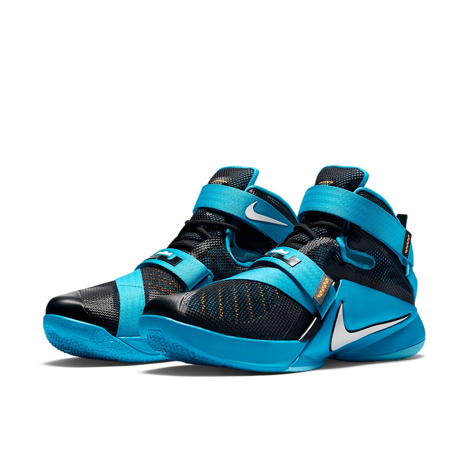Shop 耐吉 勒布朗 9 LeBron Soldier 9 減震防滑耐磨透氣 高幫 籃球鞋 男款 藍