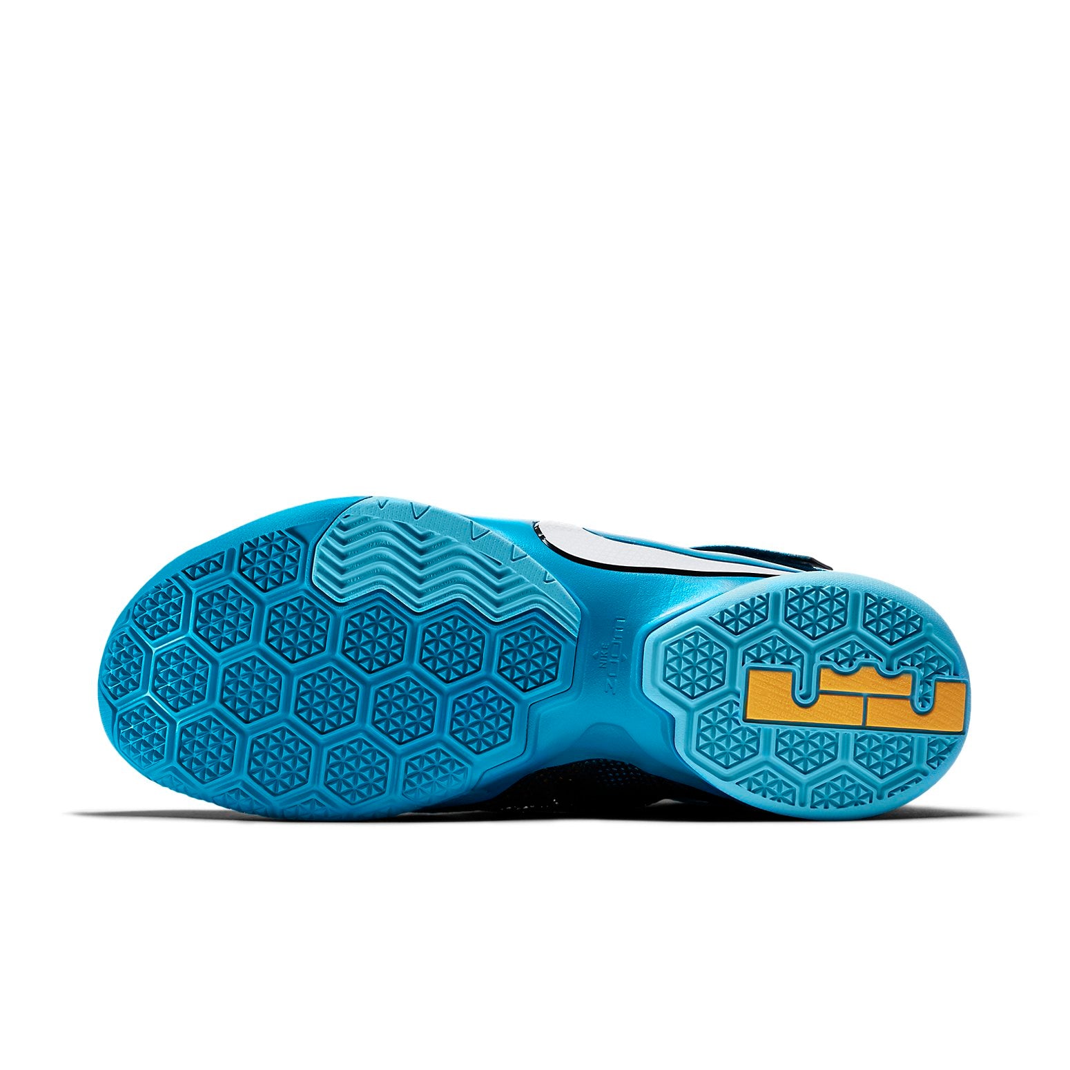 Details for 耐吉 勒布朗 9 LeBron Soldier 9 減震防滑耐磨透氣 高幫 籃球鞋 男款 藍