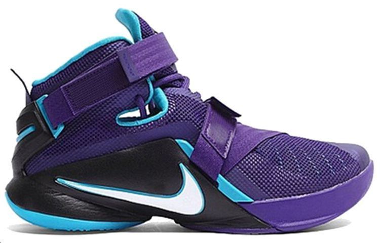Lookbook Nike Lebron Zoom Soldier 9 Ep James Domestic Edisi Ungu/Hitam/Biru 749420-510