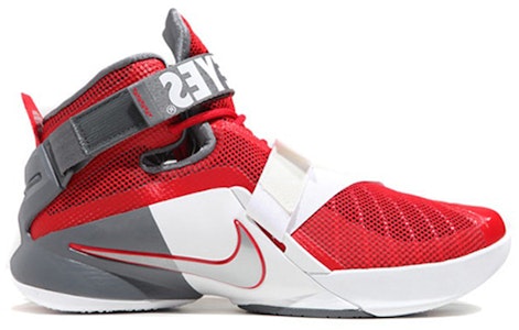 Nike LeBron Soldier 9 “Ohio State Buckeyes“ 詹皇 士兵9 白灰紅 實戰籃球鞋 美版 Order Nike LeBron Soldier 9 “Ohio State Buckeyes“ 詹皇 士兵9 白灰紅 實戰籃球鞋 美版