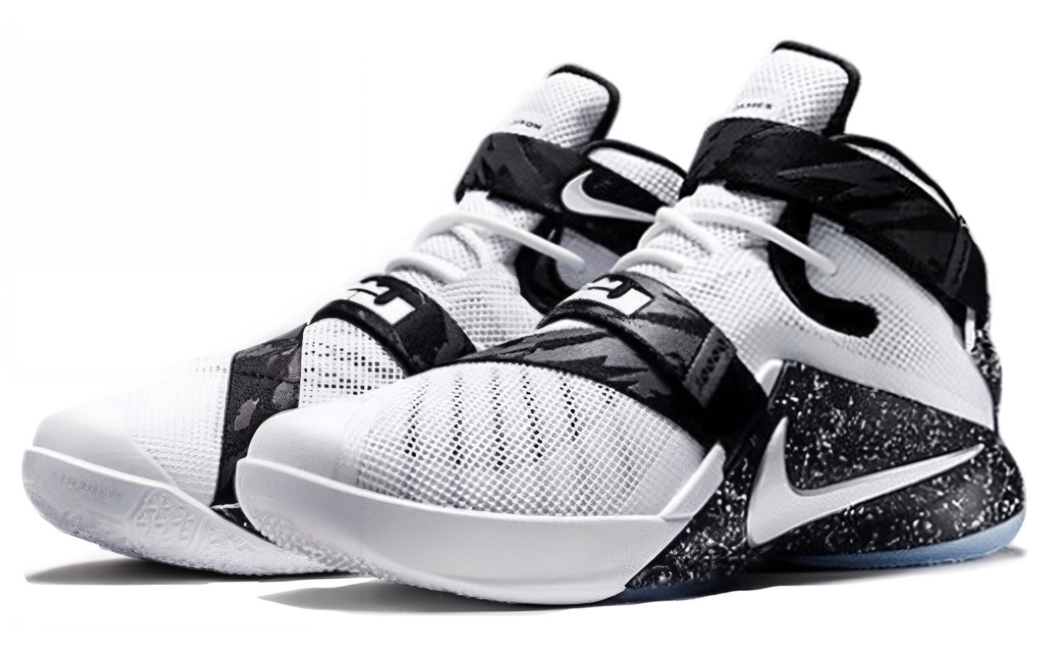 Buy Nike LeBron Soldier 9 Premium '白黑' 篮球鞋 749490-110