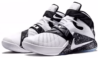Nike LeBron Soldier 9 Premium 'White Black' 749490-110 Nike LeBron Soldier 9 Premium 'White Black' 749490-110