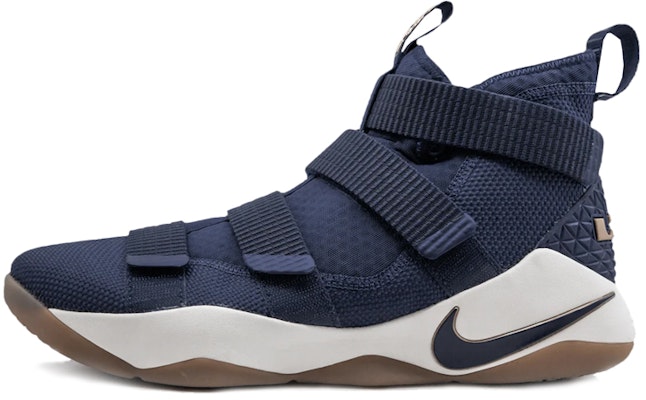 Nike Lebron Soldier XI EP 'Midnight Navy Golden Beige' 897645-402 Buy Nike Lebron Soldier XI EP 'Midnight Navy Golden Beige' 897645-402