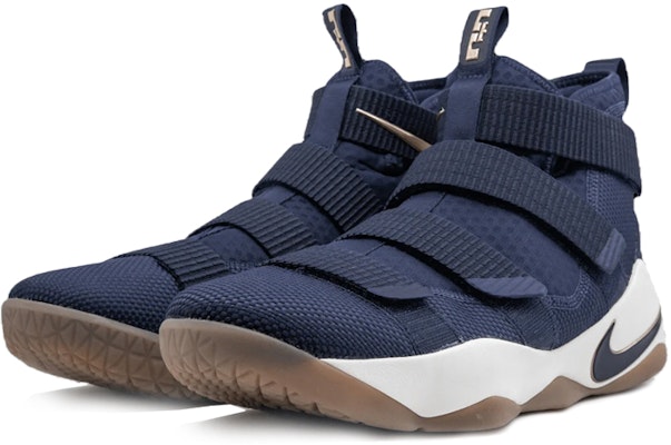 Nike Lebron Soldier XI EP 'Biru Tua Emas Beige' 897645-402 Order Nike Lebron Soldier XI EP 'Biru Tua Emas Beige' 897645-402