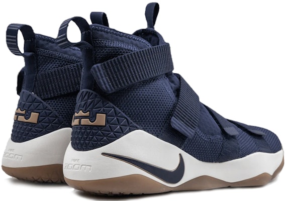 Nike Lebron Soldier XI EP 'Midnight Navy Golden Beige' 897645-402 Lookbook Nike Lebron Soldier XI EP 'Midnight Navy Golden Beige' 897645-402